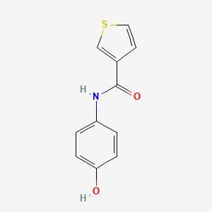 molecular formula C11H9NO2S B1414851 N-(4-hydroxyphenyl)thiophene-3-carboxamide CAS No. 1042593-15-6