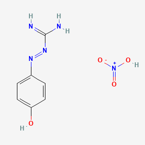 2-(4-Oxocyclohexa-2,5-dien-1-ylidene)hydrazinecarboximidamide nitrate