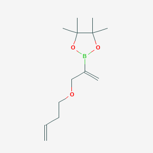 2-(3-But-3-enoxyprop-1-en-2-yl)-4,4,5,5-tetramethyl-1,3,2-dioxaborolane