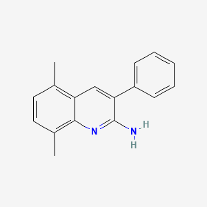 5,8-Dimethyl-3-phenylquinolin-2-amine