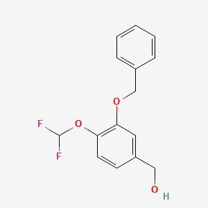 4-(Difluoromethoxy)-3-(phenylmethoxy)benzenemethanol