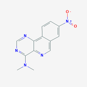 Pyrimido[5,4-c]isoquinolin-4-amine, N,N-dimethyl-8-nitro-