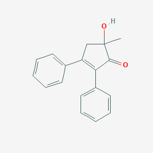 5-Hydroxy-5-methyl-2,3-diphenylcyclopent-2-en-1-one