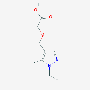 2-[(1-ethyl-5-methyl-1H-pyrazol-4-yl)methoxy]acetic acid