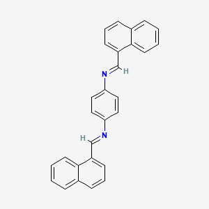 (E,E)-N,N'-(1,4-Phenylene)bis[1-(naphthalen-1-yl)methanimine]