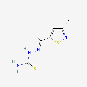 Methyl 3-methyl-5-isothiazolyl ketone thiosemicarbazone