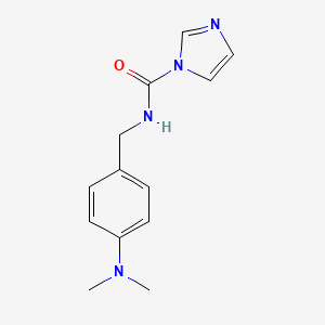 molecular formula C13H16N4O B1414883 N-[4-(二甲氨基)苄基]-1H-咪唑-1-甲酰胺 CAS No. 1050910-96-7