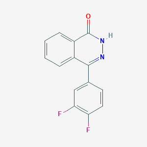 molecular formula C14H8F2N2O B1414885 4-(3,4-Difluorophenyl)-1,2-dihydrophthalazin-1-one CAS No. 1040068-27-6