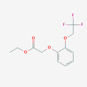 Ethyl 2-(2,2,2-trifluoroethoxy)phenoxyacetate