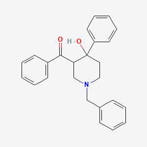 (1-Benzyl-4-hydroxy-4-phenylpiperidin-3-yl)-phenylmethanone