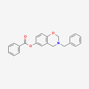 3-benzyl-3,4-dihydro-2H-1,3-benzoxazin-6-yl benzoate