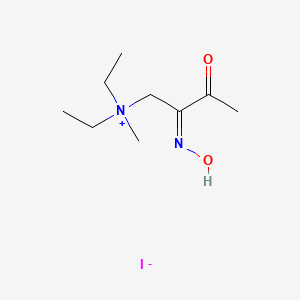 Diethyl-(2-hydroxyimino-3-oxobutyl)-methylammonium, iodide