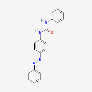 molecular formula C19H16N4O B14149173 1-phenyl-3-{4-[(E)-phenyldiazenyl]phenyl}urea CAS No. 1632236-80-6