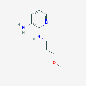 molecular formula C10H17N3O B1414919 2-N-(3-ethoxypropyl)pyridine-2,3-diamine CAS No. 1039967-19-5