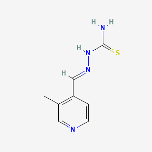 molecular formula C8H10N4S B14149192 4-Formyl-3-methylpyridine thiosemicarbazone CAS No. 3608-78-4