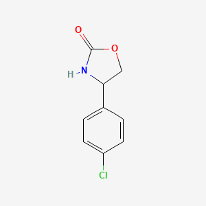 molecular formula C9H8ClNO2 B14149208 4-(4-Chlorophenyl)-2-oxazolidinone CAS No. 69776-88-1