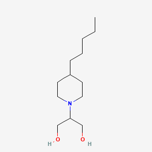 2-(4-Pentylpiperidin-1-YL)propane-1,3-diol