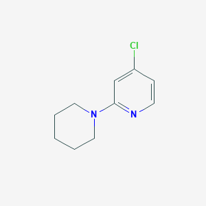 molecular formula C10H13ClN2 B1414925 4-Chloro-2-piperidin-1-ylpyridine CAS No. 1086376-30-8