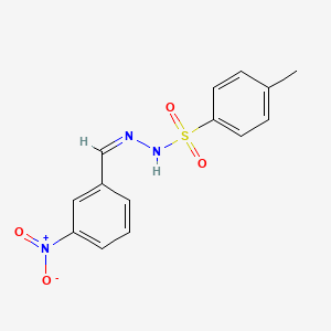 4-methyl-N'-[(Z)-(3-nitrophenyl)methylidene]benzenesulfonohydrazide