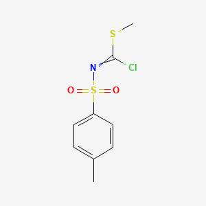 Carbonochloridimidothioic acid, [(4-methylphenyl)sulfonyl]-, methyl ester