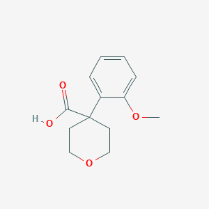 molecular formula C13H16O4 B1414928 4-(2-甲氧基苯基)氧杂环-4-羧酸 CAS No. 1039931-72-0