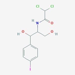 molecular formula C11H12Cl2INO3 B14149320 P-Iodoamphenicol CAS No. 49648-53-5