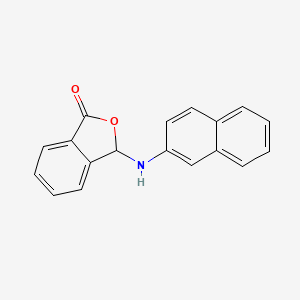 3-(naphthalen-2-ylamino)-2-benzofuran-1(3H)-one