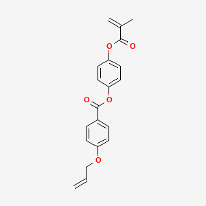 molecular formula C20H18O5 B14149339 4-Methacryloyloxyphenyl 4-allyloxybenzoate CAS No. 159235-16-2