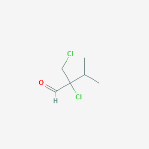 2-Chloro-2-(chloromethyl)-3-methylbutanal