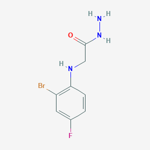 2-(2-Bromo-4-fluoroanilino)acetohydrazide