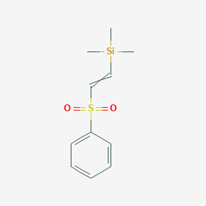 [2-(Benzenesulfonyl)ethenyl](trimethyl)silane