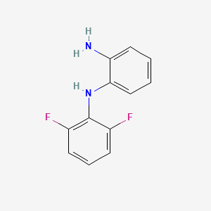 molecular formula C12H10F2N2 B1414940 N1-(2,6-difluorophenyl)benzene-1,2-diamine CAS No. 1033225-44-3