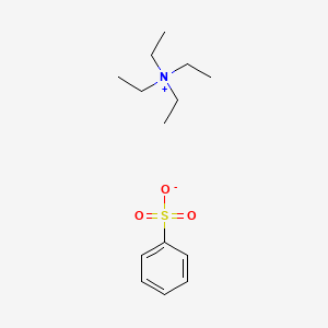 molecular formula C14H25NO3S B14149420 N,N,N-Triethylethanaminium benzenesulfonate CAS No. 3983-90-2