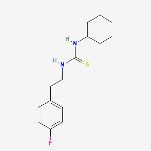 1-Cyclohexyl-3-[2-(4-fluorophenyl)ethyl]thiourea