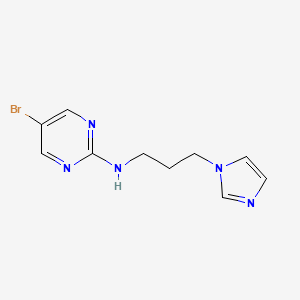 5-Bromo-N-[3-(1H-imidazol-1-YL)propyl]pyrimidin-2-amine