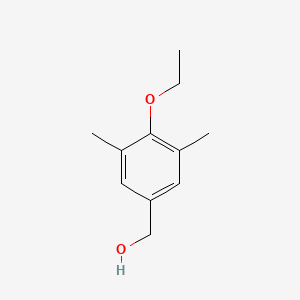 molecular formula C11H16O2 B1414952 (4-Ethoxy-3,5-dimethylphenyl)methanol CAS No. 1038733-45-7