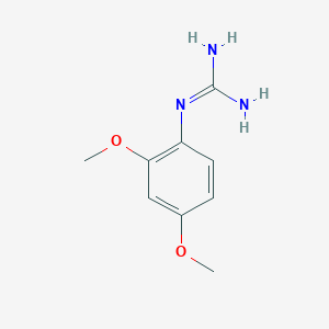 molecular formula C9H13N3O2 B1414958 1-(2,4-Dimethoxyphenyl)guanidine CAS No. 827572-25-8