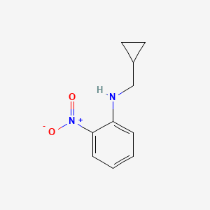 molecular formula C10H12N2O2 B1414960 N-(cyclopropylmethyl)-2-nitroaniline CAS No. 1012884-23-9