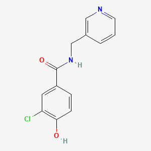 molecular formula C13H11ClN2O2 B1414961 3-氯-4-羟基-N-(吡啶-3-基甲基)苯甲酰胺 CAS No. 1041525-50-1