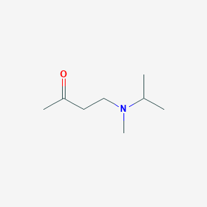 molecular formula C8H17NO B1414972 4-[Methyl(propan-2-yl)amino]butan-2-one CAS No. 5843-24-3