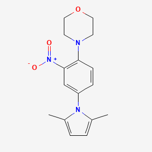 4-[4-(2,5-Dimethylpyrrol-1-yl)-2-nitrophenyl]morpholine