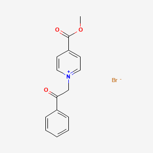 4-(Methoxycarbonyl)-1-(2-oxo-2-phenylethyl)pyridin-1-ium bromide