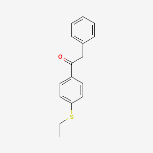 1-(4-(Ethylthio)phenyl)-2-phenylethanone