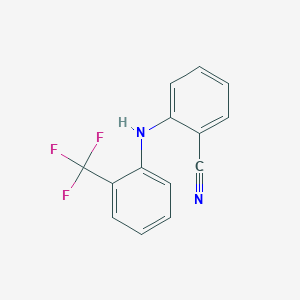 2-{[2-(Trifluoromethyl)phenyl]amino}benzonitrile