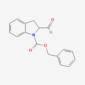 benzyl 2-formyl-2,3-dihydro-1H-indole-1-carboxylate