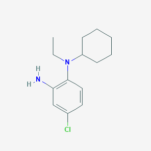molecular formula C14H21ClN2 B1414997 N-(2-Amino-4-chlorophenyl)-N-cyclohexyl-N-ethylamine CAS No. 1036585-98-4