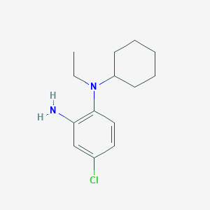 molecular formula C14H21ClN2 B1414997 N-(2-Amino-4-chlorphenyl)-N-cyclohexyl-N-ethylamin CAS No. 1036585-98-4