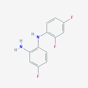 molecular formula C12H9F3N2 B1414998 1-N-(2,4-二氟苯基)-4-氟苯-1,2-二胺 CAS No. 1038374-82-1