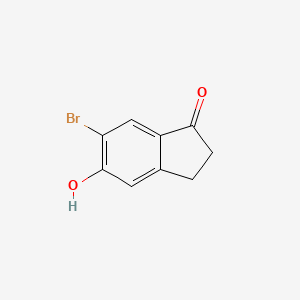 6-bromo-5-hydroxy-2,3-dihydro-1H-inden-1-one