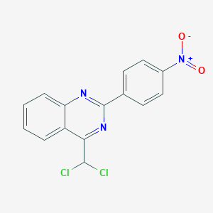 4-(Dichloromethyl)-2-(4-nitrophenyl)quinazoline